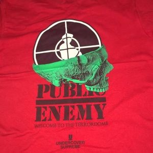 Supreme Under Cover Edition Public Enemy Shirt. M